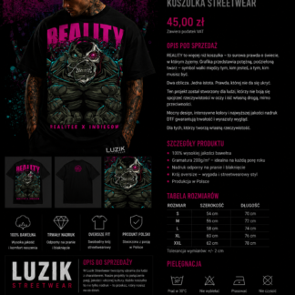 REALITY – Koszulka Streetwear