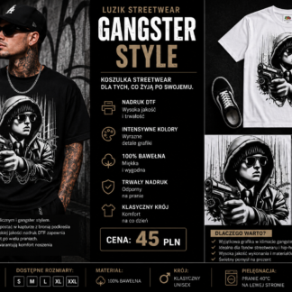 Gangster Style – Koszulka Streetwear