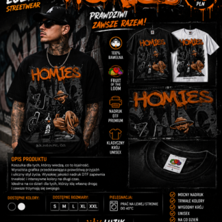 HOMIES – Koszulka Streetwear