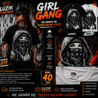 GIRL GANG – Koszulka Streetwear