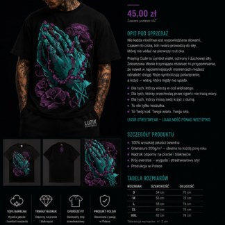 PRAYING CODE – Koszulka Streetwear