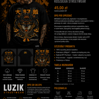 BRIGADE – Koszulka Streetwear